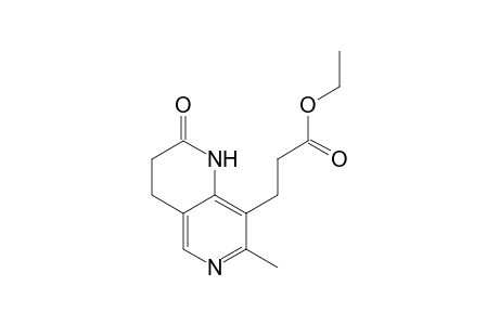 ethyl 3-(7-methyl-2-oxo-3,4-dihydro-1H-1,6-naphthyridin-8-yl)propanoate