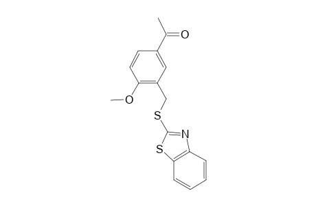 1-(3-[(1,3-Benzothiazol-2-ylsulfanyl)methyl]-4-methoxyphenyl)ethanone