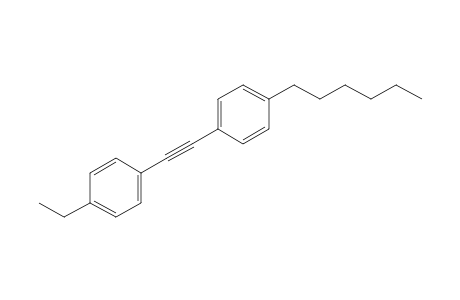 1-Ethyl-4-[(4-n-hexylphenyl)ethynyl]benzene