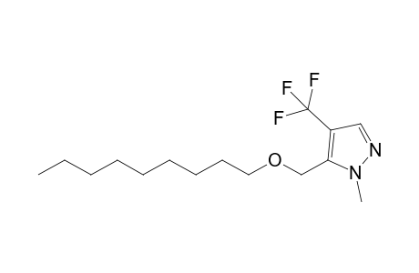 N-Methyl-5-[(nonyl)(hydroxy)]methyl-4-trifluoromethylpyrazole