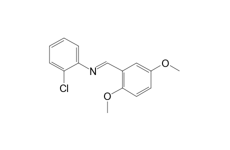 o-chloro-N-(2,5-dimethoxybenzylidene)aniline