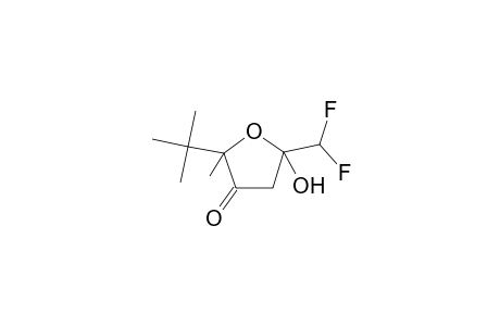 2-tert-butyl-5-(difluoromethyl)-5-hydroxy-2-methyldihydro-3(2H)-furanone