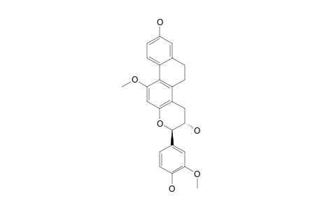 SHANCIOL;3-HYDROXY-11-METHOXY-2-(4'-HYDROXY-3'-METHOXY-PHENYL)-3,4,5,6-TETRAHYDRO-4-H-PHENANTHRO-[2,1-B]-PYRAN-8-OL