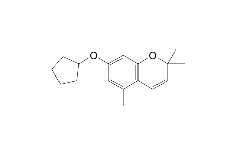 7-(Cyclopentoxy)-2,2,5-trimethyl-chromene