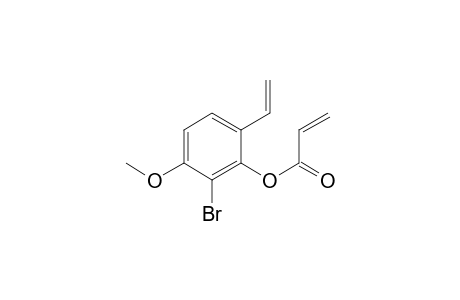 2-Bromo-3-methoxy-6-vinylphenyl Acrylate