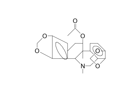 (.+-.)-Acetylcorynolin, (.+-.)-corynolin-O-acetat