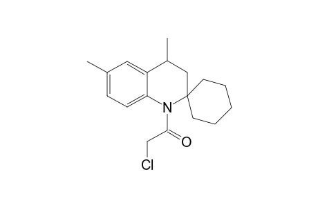 N-.alpha.-Chloroacetyl-3,4-dihydro-4,6-dimethyl-spiro[quinoline-2',1'-cyclohexane]