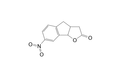 7-Nitro-3,3a,4,8b-tetrahydroindeno[1,2-b]furan-2-one