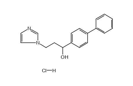 alpha-(4-biphenylyl)imidazole-1-propanol, monohydrochloride