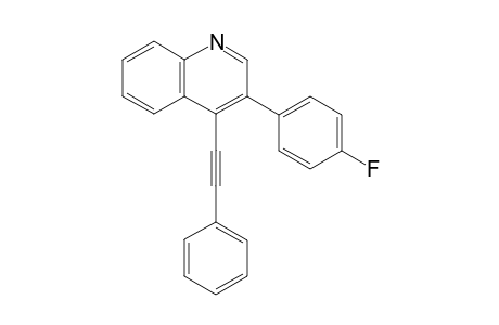 3-(4-Fluorophenyl)-4-(phenylethynyl)quinoline