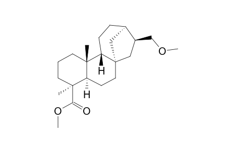 (5.alpha.,10 .beta.)-17-Hydroxykauran-19-oic acid, o,o'-dimethyl