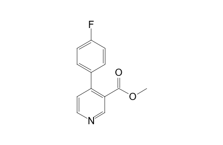 4-(4-fluorophenyl)-3-pyridinecarboxylic acid methyl ester