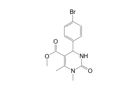 Methyl 4-(4'-bromophenyl)-1,6-dimethyl-2-oxo-1,2,3,4-tetrahydropyrimidin-5-carboxylate
