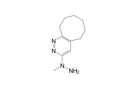 5,6,7,8,9,10-hexahydro-3-(1-methylhydrazino)cycloocta[c]pyridazine