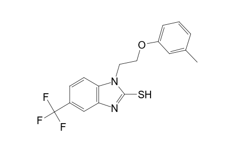 1-[2-(3-Methylphenoxy)ethyl]-5-(trifluoromethyl)-1H-benzimidazol-2-yl hydrosulfide