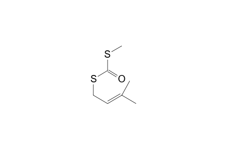 (3-methylbut-2-enylthio)-(methylthio)methanone