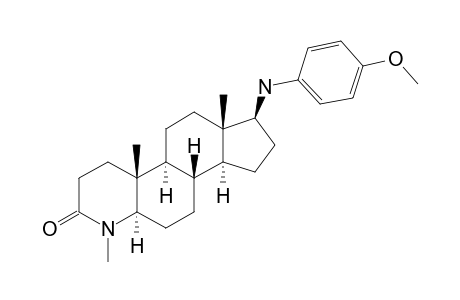 (1S,3aS,3bS,5aR,9aR,9bS,11aS)-1-(4-methoxyanilino)-6,9a,11a-trimethyl-2,3,3a,3b,4,5,5a,8,9,9b,10,11-dodecahydro-1H-indeno[5,4-f]quinolin-7-one