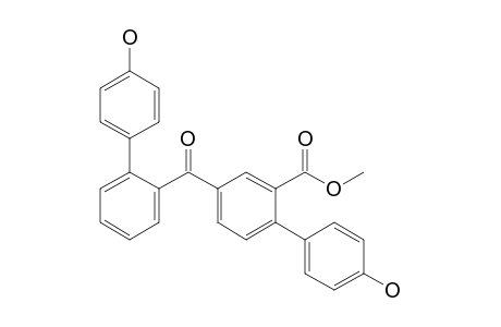 Methyl 4'-hydroxy-4-(4'-hydroxybiphenylcarbonyl)biphenyl-2-carboxylate