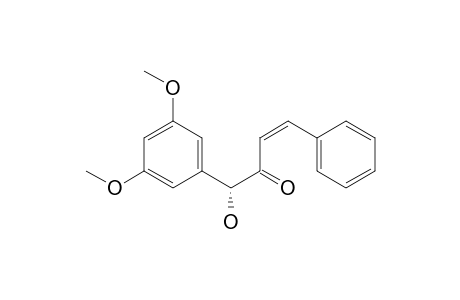 (R)-1-(3,5-Dimethoxyphenyl)-1-hydroxy-4-phenylbut-3-en-2-one