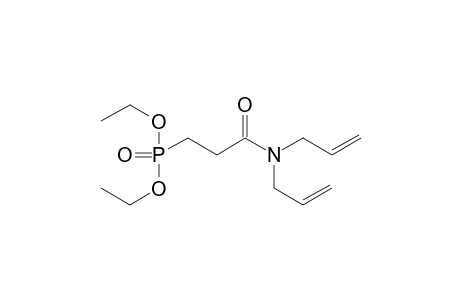 p-[3-(di-2-Propen-1-ylamino)-3-oxopropyl]phosphonic acid, diethyl ester