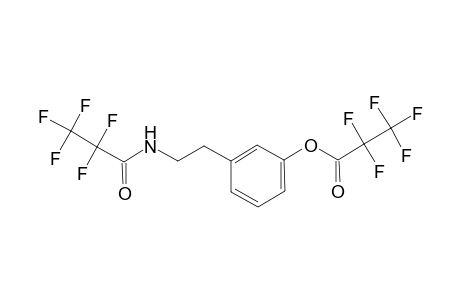 3-(2-[(2,2,3,3,3-Pentafluoropropanoyl)amino]ethyl)phenyl 2,2,3,3,3-pentafluoropropanoate