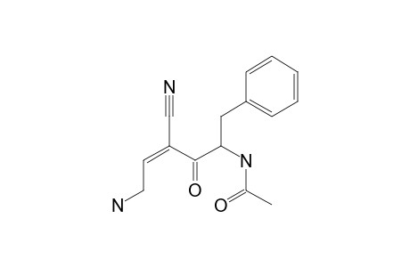 N-Acetyl-L-phenylalanyl-.gamma.-aminocrotonitrile