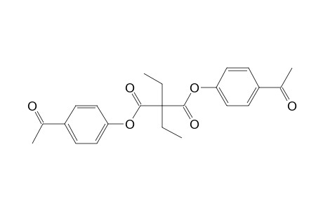 Diethylmalonic acid, di(4-acetylphenyl) ester