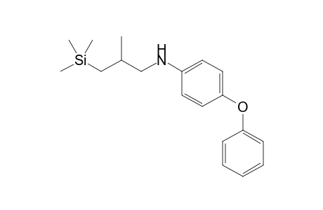 N-(2-Methyl-3-(trimethylsilyl)propyl)-4-phenoxyaniline