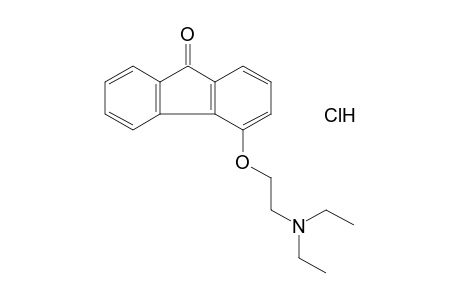 4-[2-(diethylamino)ethoxy]fluoren-9-one, hydrochloride