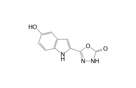 5-[2'-(5"-Hydroxyindolyl)]-1,3,4-oxadiazol-2(3H)-one