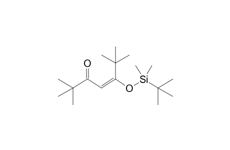 5-Hydroxy-2,2,6,6-tetramethyl-4-hepten-3-one, isomer 2, tbdms derivative