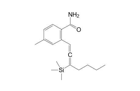 4-Methyl-2-[3-(trimethylsilyl)hepta-1,2-dien-1-yl]benzamide