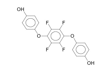 1,4-di(4-hydroxyphenoxy-2,3,5,6-tetrafluorobenzene