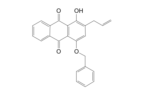 4-Benzyloxy-1-hydroxy-2-(prop-2'-enyl)anthraquinone