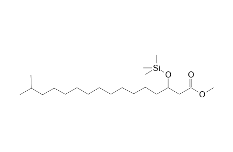 iso-isomer of C17 .beta.-hydroxyfatty acid, methyl ester, TMS Ether