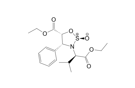 (2R,4R,5R)-5-Ethoxycarbonyl-3-(1-ethoxycarbonyl-1beta-i-propyl)methyl-4-phenyl-1,2,3-oxathiazolidine-2-oxide