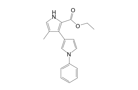 ETHYL-4-METHYL-3-(N-PHENYL-PYRROL-3-YL)-1H-PYRROLE-2-CARBOXYLATE