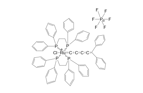 [RU=C=C=C=C=CPH2(CL)(PH2PCH2CH2CH2PPH2)2]PF6