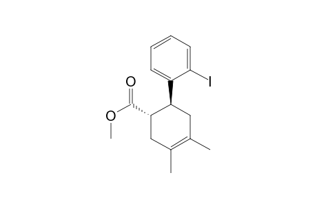 1,2-Dimethyl-trans-4-methoxycarbonyl-5-(2'-iodophenyl)cyclohexene