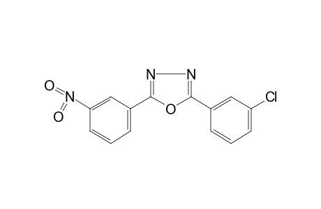 2-(m-chlorophenyl)-5-(m-nitrophenyl)-1,3,4-oxadiazole