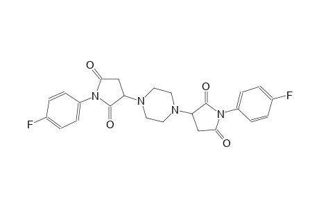 3,3'-(piperazine-1,4-diyl)bis(1-(4-fluorophenyl)pyrrolidine-2,5-dione)