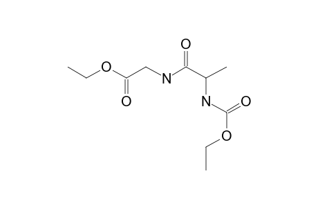 ala-gly, N-(Ethoxycarbonyl)-, ethyl ester