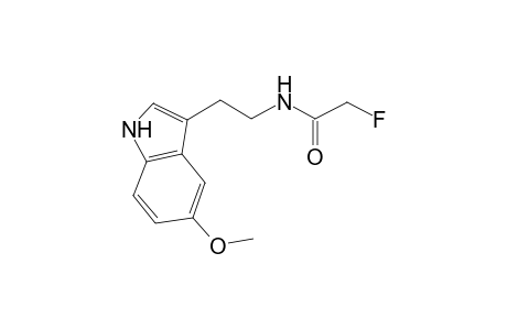 acetamide, 2-fluoro-N-[2-(5-methoxy-1H-indol-3-yl)ethyl]-