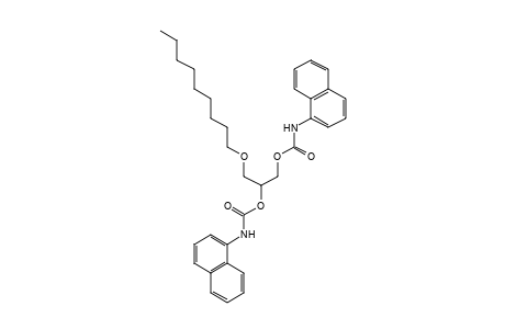 3-(nonyloxy)-1,2-propanediol, bis(1-naphthalenecarbamate)