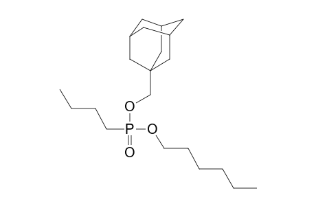 Butylphosphonic acid, 1-adamantylmethyl hexyl ester