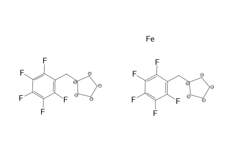 Ferrocene, 1,1'-bis[(pentafluorophenyl)methyl]-