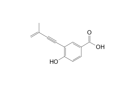 4-HYDROXY-3-(3'-METHYL-3'-BUTEN-1'-INYL)-BENZOIC_ACID