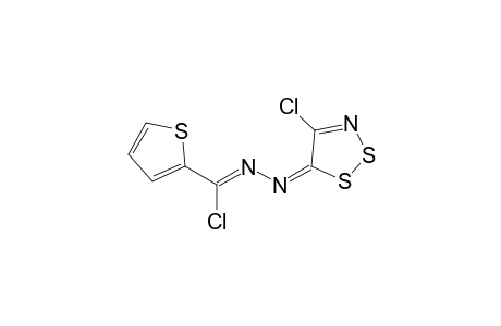 3-Chloro-1-(4-chloro-5H-1,2,3-dithiazol-5-ylidene)-3-(2-thienyl)-1,2-diazaprop-2-ene