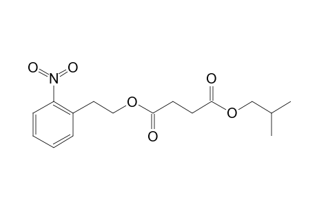 Succinic acid, isobutyl 2-nitrophenethyl ester