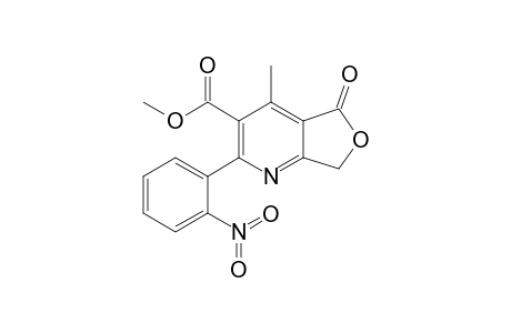 Methyl 4-methyl-2-(2'-nitrophenyl)-5-oxo-5,7-dihydrofuro[3,4-b]pyridine-3-carboxylate